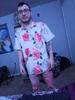 Camisa de Manga Corta para Hombre Casual de Playa de Moda Comercio Exterior Camisa para Hombre con Estampado de Rosas Verano 2024 Nuevo