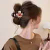 Elegante Pinza para el Cabello de Flor Iridiscente para Mujer, Hermosa Pinza de Tiburón, Nuevo Modelo 2026, Pasador Único para la Parte Trasera de la Cabeza, Accesorio para el Cabello de Gama Alta