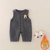 Conjunto de Primavera para Recién Nacido Pelele de Bebé Sin Mangas Chaleco Ropa de Niño Monos para Bebé Ropa de Exterior Algodón Puro Clase A
