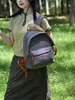 Mochila Transfronteriza de Nuevo Estilo de Alta Apariencia para Estudiantes de Preparatoria y Universitarias, Mochila Sencilla de Color Sólido, Mochila para Viajes y Trayectos Diarios para Hombres