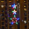 Luces de Ventosa Navideñas LED, Estrella de Cinco Puntas, Árbol de Navidad, Reno, Adornos Colgantes para Habitación, Luces de Colores, Decoraciones Navideñas