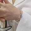 Pulsera Divertida de Hombre de Jengibre Oso para Mujer, Moda Estilo Coreano Personalidad Pulsera Creativa, Versátil Hip-Hop Celebridad de Internet Accesorio de Lujo Ligero