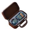 Juego de té portátil de viaje, pequeño juego para exteriores, bolsita de té de cerámica, una tetera, tres tazas, juego de té portátil, juego de tazas Express