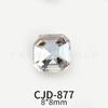 Quente-venda torto coração cristal unhas jóias de alta cinza pontiagudo fundo em forma de diamante retangular octogonal pêssego coração unha broca atacado