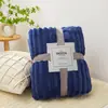 Manta de imitación de conejo ancha y gruesa personalizada por el fabricante para siestas, cubierta de sofá de oficina, manta de franela de regalo