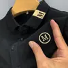 ¡Wow, Camisa Polo Nueva de Moda Versátil Hecha a Medida, Moda de Verano para Hombre con Bordado, Cuello Campana, Manga Corta, Camisa Polo de Fábrica