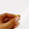 Anillo Abierto de Moneda Pixiu Dorado Arena Vietnamita Imitación Anillo de Arena Dorada para Mujer Anillo Pixiu Arenado Venta al por Mayor