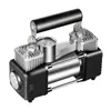 Bomba de ar para carro cilindro duplo 150W bomba de ar cilindro 80 carro carro multifuncional enchimento e parada automáticos pneu de alta pressão