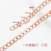 DIY Lustre de Corrente de Alumínio Feito à Mão Corrente para Cortina de Porta Corrente Fina Dourada e Prateada Borla para Fantasia de Performance Corrente Decorativa Pequena de Alumínio