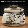 Xyt Latas de Té Latas Selladas Hogar Medio Jin Cerámica Té Verde Negro Pu'er Olla de Almacenamiento Plata Rota Olla de Porcelana Olla de Almacenamiento de Té