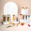 Botella Acrílica para Niu Zhang Zhi, Polvo de Ginseng, Pepino de Mar, Polvo de Ginseng Silvestre, Botella de Cápsulas Blandas, Ginseng Americano, Botella de Suplemento para la Salud de Cordyceps