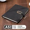 Cuaderno Personalizado de Piel de Oveja con Tacto de Piel, Cuaderno de Reuniones de Oficina de Negocios de Alta Calidad, Bloc de Notas Espeso A5 con Impresión de Logo