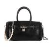 Bolso bandolera sencillo de moda para principios de primavera de 2025, elegante y elegante, bolso de mano coreano de color liso.