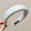 Diadema de Copa Alta y Ala Ancha para Mujer, Accesorio para el Cabello Versátil de Gama Alta para Otoño e Invierno, Pinza para el Cabello de Esponja de Moda y Elegante