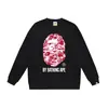 Comercio exterior transfronterizo marca de tendencia estilo japonés BAPE cabeza de tiburón estampado de letras unisex sudadera con cuello redondo colección