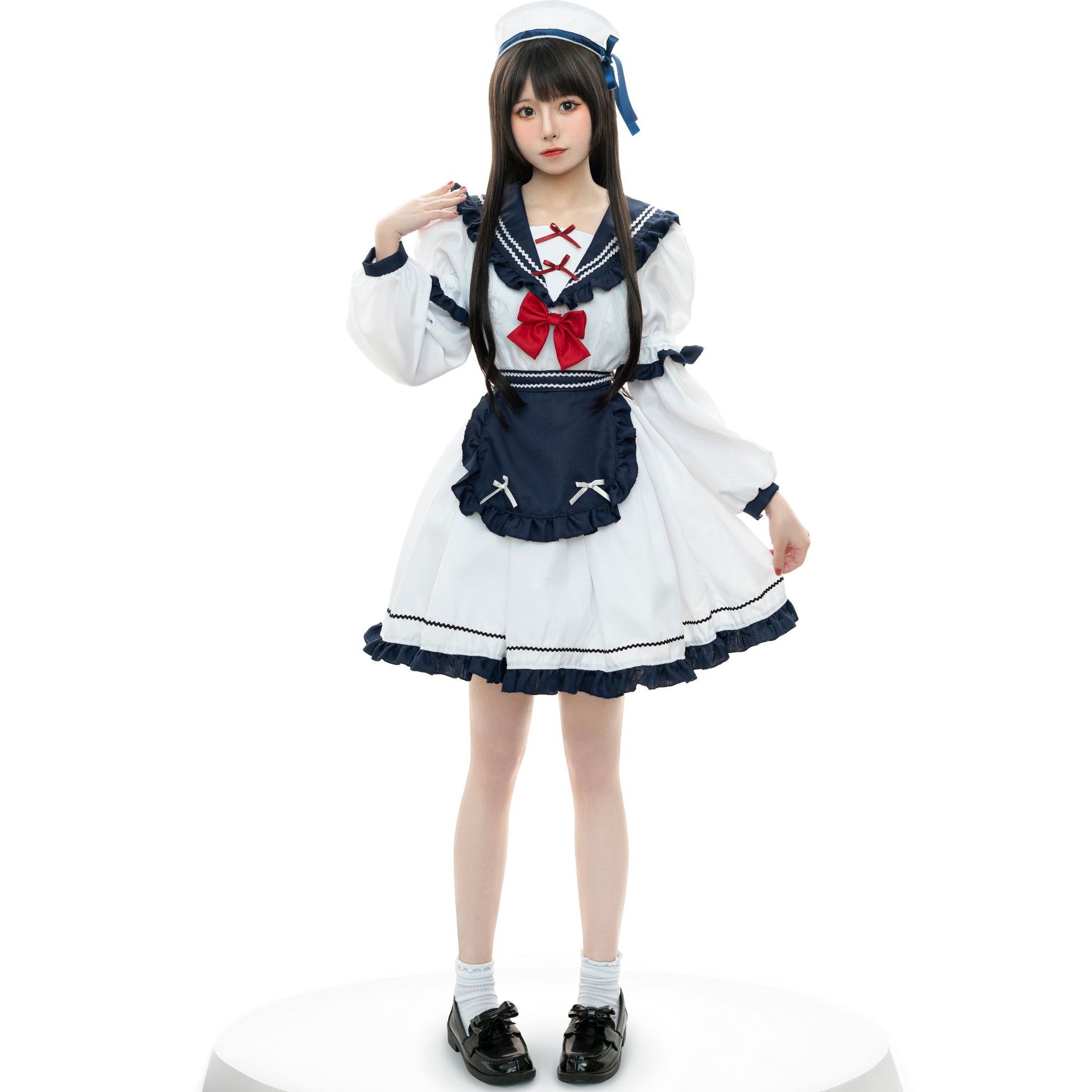 2034 海军裙 围裙 帽子 (4).jpg