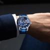 T-WINNER Winner Nuevo Reloj de Hombre Moda Casual Hueco Pedrería Reloj Mecánico Manual para Hombre