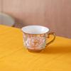 Novo terno de xícara de café estilo europeu pequeno luxo doméstico osso porcelana cerâmica xícara de chá caneca moderna luz luxo 220ml