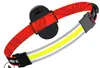 Nueva Linterna Frontal Mini Portátil COB Luz Suave 3 Baterías AAA Ligera para Exteriores para Senderismo y Pesca Nocturna