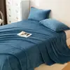 Sábana Individual de Terciopelo de Leche Grado Madre e Hijo A Franela Engrosada Cálida Pieza Única Sábana Individual Otoño e Invierno Uso en Casa Dormir sin Ropa Amigable con la Piel