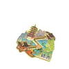 Ímã de Geladeira de Shaoxing Baicaoyuan Livraria Sanwei Shenyuan Barco Wupeng Turismo Cultural Criativo Guochao Lembrança Adesivo Magnético Decorativo