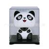 Adorno de Gato de la Suerte Panda Alimentado por Energía Solar, Agitando Automáticamente, Decoración para Coche y Escritorio, Pequeño Regalo en una Caja de Regalo
