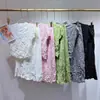 Conjunto Plisado de Alta Gama Estilo Issey Miyake para Mujer, Camiseta Casual de Manga Corta Plisada de Color Sólido, Falda Holgada