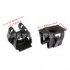 Adecuado para base de fijación de matrícula delantera y trasera de coche, hebilla metálica, clip base de tuerca para matrícula de parachoques, soporte para matrícula
