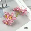 Flores artificiais de trevo de três folhas, decoração de casa DIY, flores artificiais, arranjos florais de beca, guirlandas, flores de pulso para casamento - materiais para atacado
