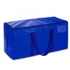 Bolsa de mudanza PE de Amazon extragrande, bolsa tejida engrosada, almacenamiento resistente, equipaje de mano, bolsa para guardar edredones en stock