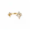 Canción de Amor Aurora~Collar con Colgante de Estrella Hueca de Circonita Super Brillante y Borla Cadena de Clavícula Chapada en Oro Real de 18K para Mujer