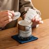 Fabricante Juego de Té de Viaje Shanshui Una Tetera Tres Tazas Camping al Aire Libre Juego Portátil para Preparar Té Cerámica Taza Rápida