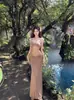 Traje de Baño de Dos Piezas con Falda Triángulo Estilo Nuevo 2026 para Mujer, Oculta el Vientre y Adelgaza, Adecuado para Vacaciones en la Playa y Baño en Aguas Termales [Disponible para Dropshipping]