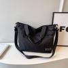 Bolsa de Ombro Ferramentas Feminina Grande Capacidade Casal Tendência Cool Nova Bolsa Transversal Estilo Transfronteiriço Rua Esportes Fitness Bolsa Tendência Masculino