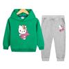 Traje de Vestido de Otoño para Niñas Estilo Occidental 2024 Nuevo Estilo Fan Coreano para Niñas Moda Deportiva Estilo Chanel Abrigo de Calle Informal Vestido Infantil