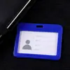 Portatarjeta de Identificación de Trabajo con Tapa Abatible Horizontal Portapase de Identificación Estudiantil Lanyard para Tarjeta de Transporte Tarjeta de Identificación de Empleado Tarjeta de Pecho Tarjeta de Fábrica Tarjeta de Campus