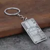 Directo de fábrica joyería hip-hop europea y americana colgante transfronterizo popular personalidad rica euro billete pequeño colgante de llavero