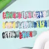 Pulsera de Caramelos con Cuentas Pintadas a Mano Accesorios Cadena para Teléfono Estilos Mixtos Materiales para Joyería DIY Cuentas de Aceite Dopamina