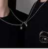 Collar Colgante Magnético Único para Pareja Transfronteriza Joyería Simple Coreana para Pareja Accesorios de Espacio