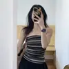 Conjunto Nuevo de Verano 2026 para Mujer, Estilo Coreano, Petites, Camisa de Manga Corta a Rayas Holgada y Conjunto de Falda, Conjunto Completo a Rayas
