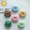 Resina Juego de Comida Simulación Ojos Grandes Pastel de Nieve Galleta Accesorios para el Cabello de Niños Material Adorno Llavero Material de Decoración Norte 4