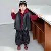 Conjunto de Primavera para Niños: Sudadera con capucha, Chaleco de cuero, Conjunto de tres piezas, Estilo coreano, Conjunto infantil genial y elegante, Ropa de bebé moderna