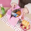 Bolsa de almuerzo aislante estilo caricatura japonesa, bolsa de mano, lonchera para estudiante, bolsa aislante, bolsa de mano aislante para mantener la frescura en el jardín de infantes