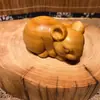 Adornos y Artesanías de Talla en Madera Añeja Thuja Taihang, Piezas de Mano, Pelota de Fitness Pixiu de Nogal