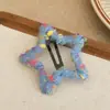 Grampo de cabelo de estrela de lã para mulheres, projetado para prender o cabelo na nuca, prendedor BB, acessório de cabelo elegante, feito sob medida pelo fabricante