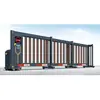 Liga de Alumínio Porta de Correr Dobrável Automática Controle Remoto Moderno Elétrico Cinza Porta Retrátil Inteligente Fábrica Porta Retrátil Elétrica