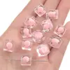 Cuentas Cuadradas de Acrílico con Agujero Grande Cuentas Sueltas Cuentas para Pulsera Relleno Macarrón Hecho a Mano DIY Cuerda para Ensartar Lanyard para Teléfono Adorno