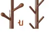 Perchero de Madera Maciza de Pie Perchero para Abrigos Dormitorio Hogar Perchero Simple Vertical de Madera de Haya Barra para Colgar Ropa Interior Estante para Bolsos