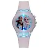 Nuevo reloj luminoso para estudiantes y niños, bonito reloj LED de silicona con dibujos animados, suministro transfronterizo, venta al por mayor