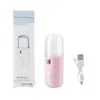 Instrumento Hidratante en Spray Humidificador Facial Mini Portátil Recargable de Mano Pulverizador de Agua Desinfectante Instrumento de Belleza Vaporizador Facial
